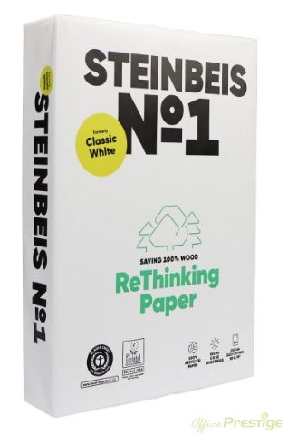 Копирна хартия ISO 55, 100% рециклирана, A4, 80 g/m2, 500 листа
