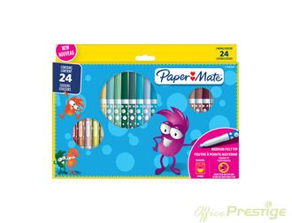 Флумастери Papermate Kids Colouring, 24 цвята