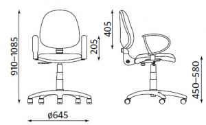 Работен стол Saturn ergo