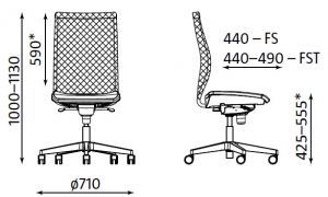 Мениджърски стол Intrata О - 13