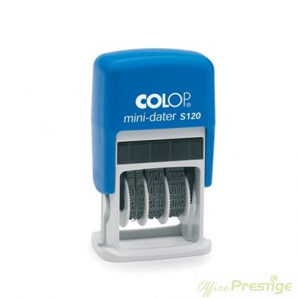 Датник Colop, с букви, 4 мм, черен
