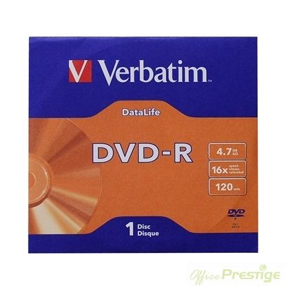 Verbatim DVD-R, 4.7 GB, 16x, AZO покритие