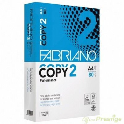 Копирна хартия Fabriano Copy 2, A4, 80 g/m2, 500 листа