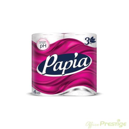 Тоалетна хартия PAPIA 3пл. 4бр.