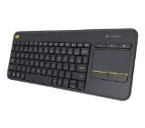  Клавиатура, Logitech Wireless Touch Keyboard K400 Plus Black