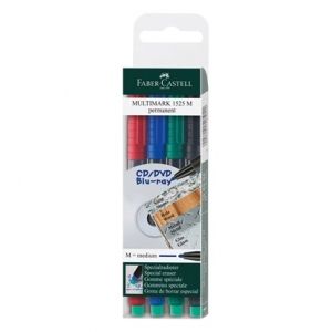 Тънкописец Faber-Castell 1525, OHP M, 4 цвята