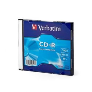Verbatim CD-R, 700 MB, 52x, със защитно покритие