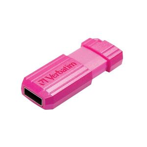USB флаш памет 16 GB Verbatim Pin Stripe, розова