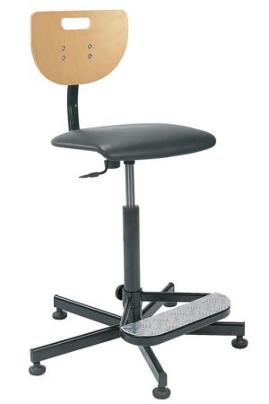 Работен стол Werek Seat Plus Foot Base (еко кожа)