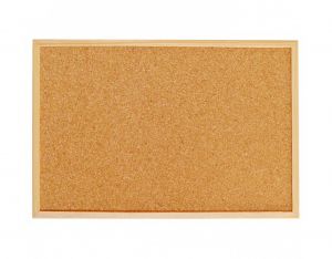 Корково табло, дървена рамка, 90x60 см