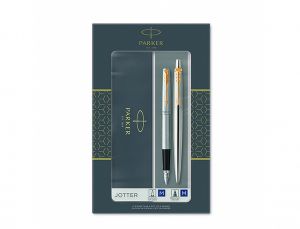 Комплект Parker Roya Jotter St.Steel, химикалка и писалка, варианти