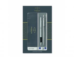 Комплект Parker Royal Jotter St.Steel, химикалка и писалка, варианти