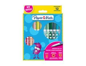 Флумастери Papermate Kids Colouring, 12 цвята