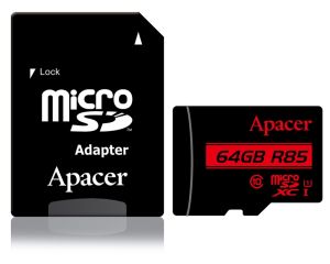 Памет,  64GB microSDXC Class 10 UHS-I (1 adapter)